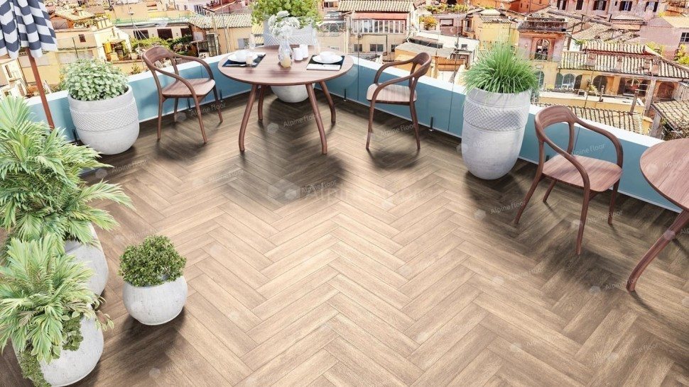 Виниловая плитка "Alpine Floor" Parquet LVT Макадамия (590*118*2,5 мм) — купить в Березниках