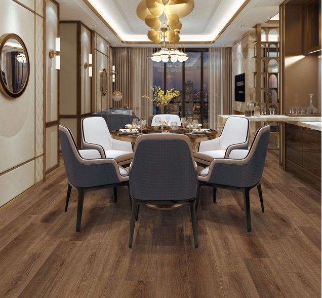 SPC ламинат "CronaFloor" Wood 4V Дуб Регин (1200*180*4 мм) — купить в Березниках