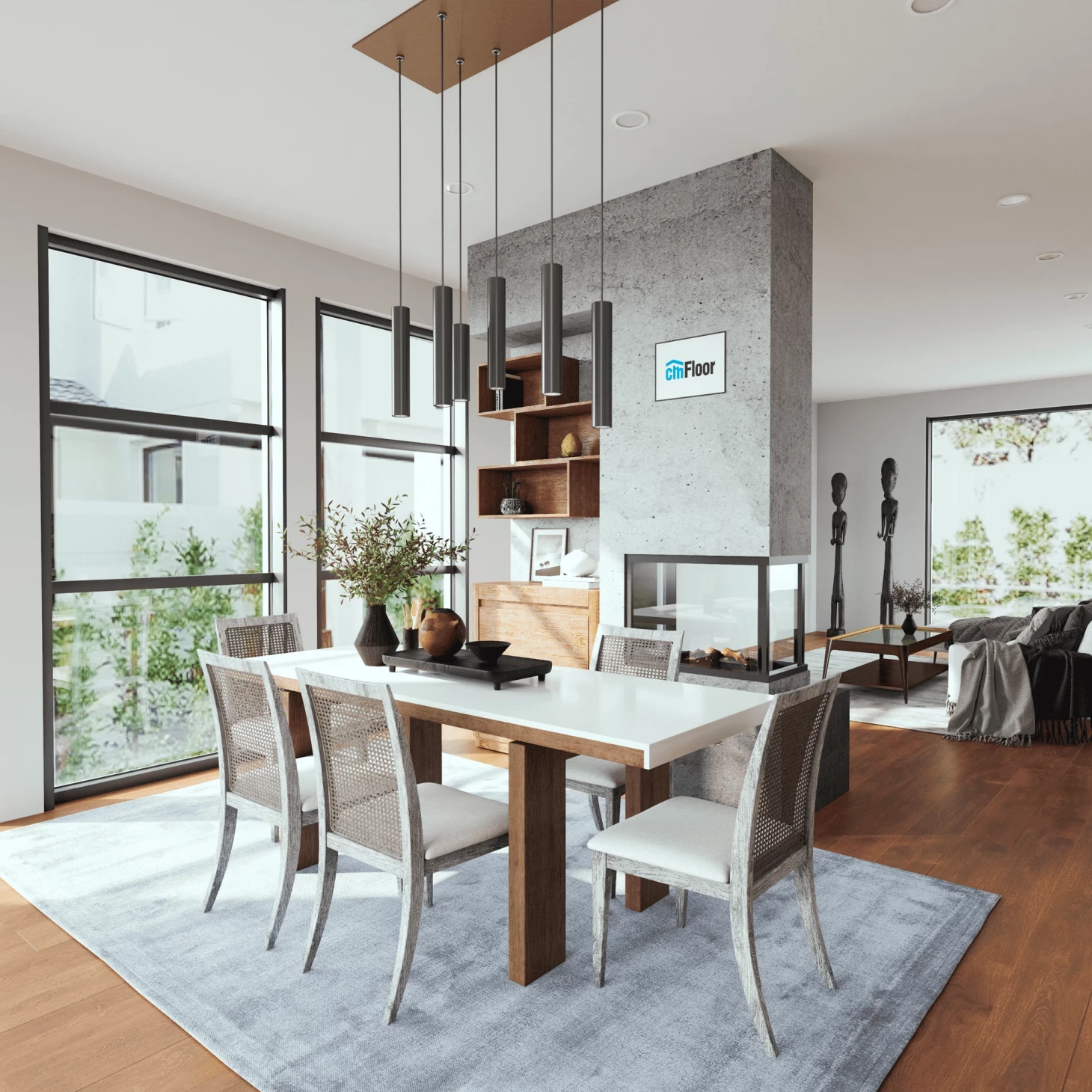 SPC плитка для пола Дуб Корица (1220*180*4 мм) — купить в Березниках