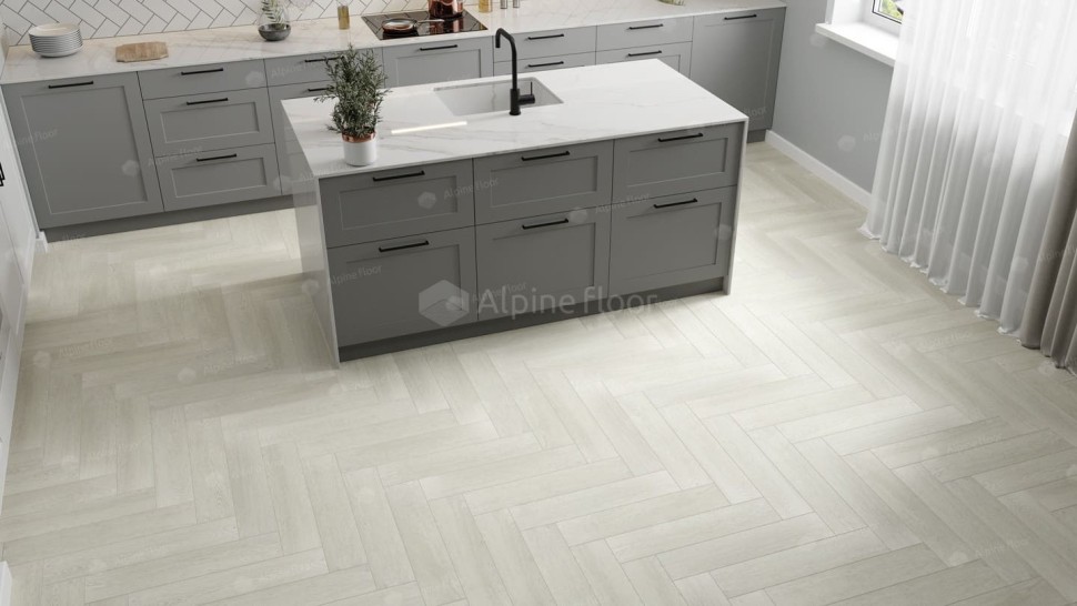 Виниловая плитка "Alpine Floor" Parquet LVT Зимний Лес (590*118*2,5 мм) — купить в Березниках