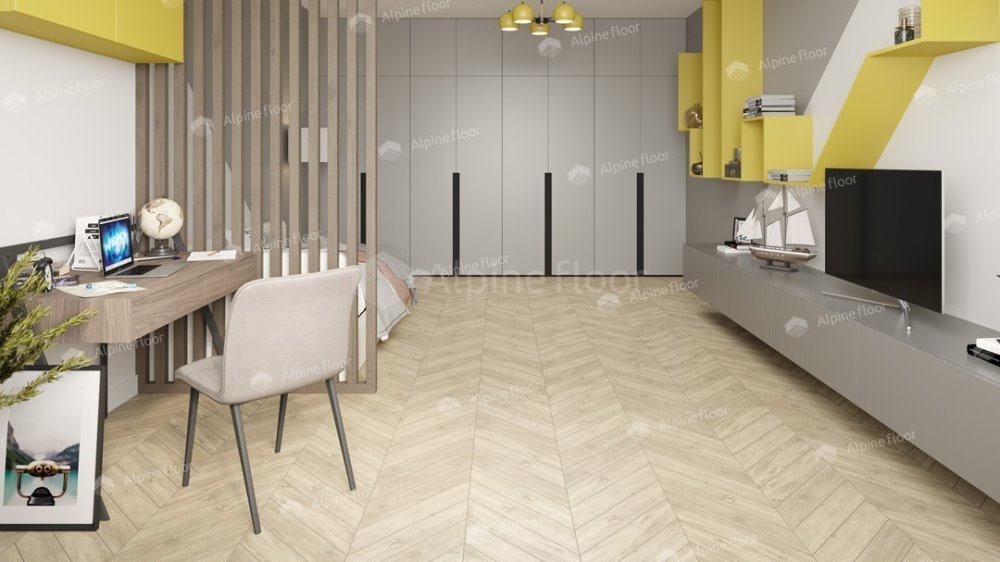 LVT плитка "Alpine Floor" Сонома (555*127*2,5 мм) — купить в Березниках