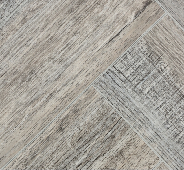 Виниловый ламинат SPC "Cronafloor" Herringbone Дуб Реймс (640*128*4,5 мм) — купить в Березниках