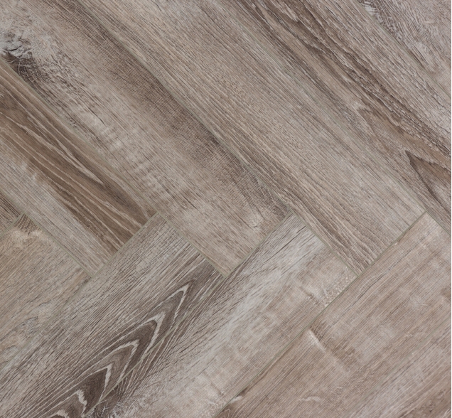 Виниловый ламинат SPC "Cronafloor" Herringbone Дуб Тулон (640*128*4,5 мм) — купить в Березниках