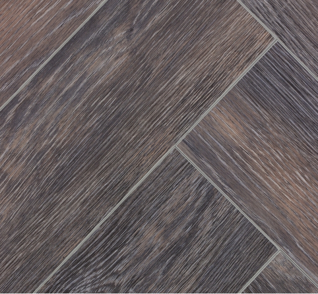 Виниловый ламинат SPC "Cronafloor" Herringbone Дуб Бордо (640*128*4,5 мм) — купить в Березниках