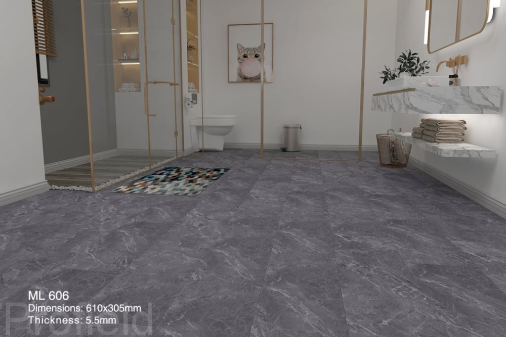 SPC ламинат "Profield" Грей марбл (305*610*5,5 мм) — купить в Березниках