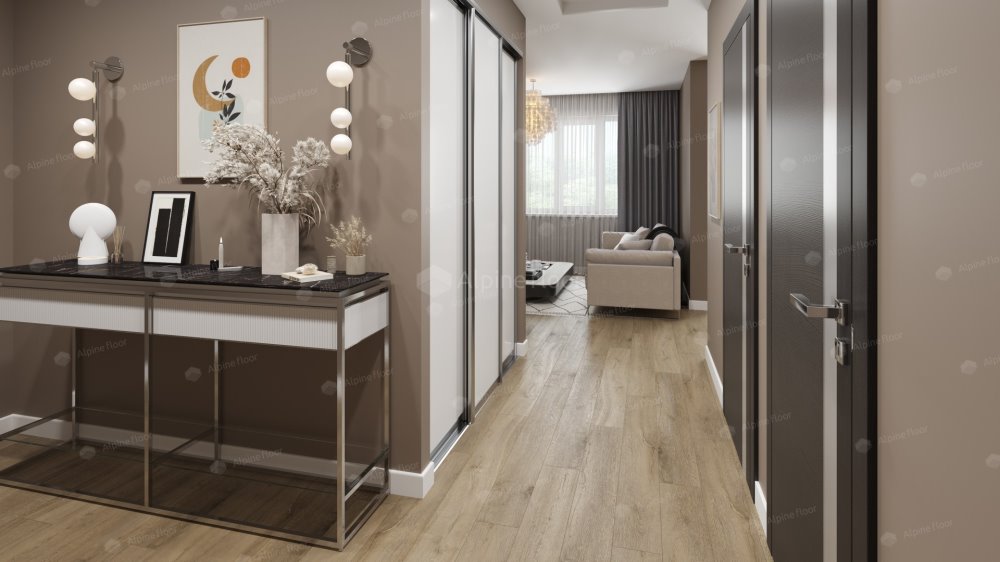 SPC Ламинат "Alpine Floor" Дуб млечный (1524*180*8 мм) — купить в Березниках