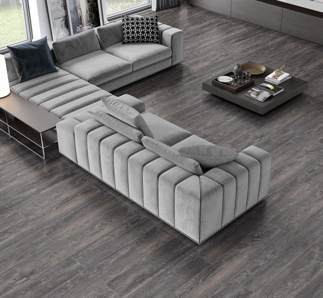 SPC ламинат "CronaFloor" Nano 4V Дуб Морёный (1200*180*3,5 мм) — купить в Березниках