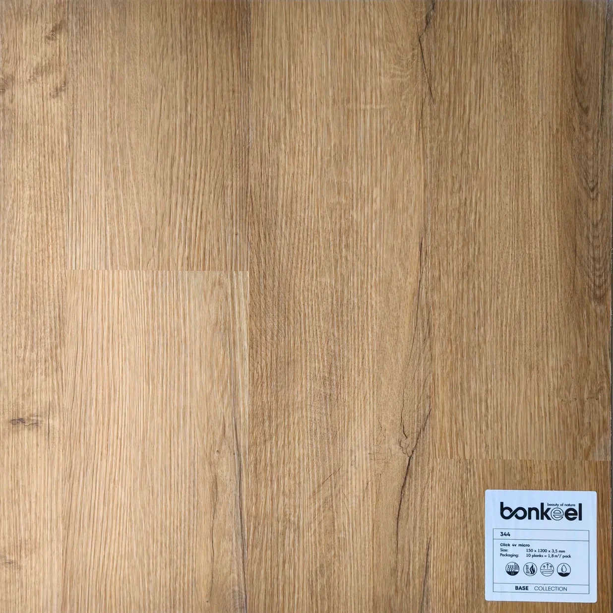 Плитка ПВХ "Bonkeel" Base New 344 (1220*150*3,5 мм) — купить в Березниках