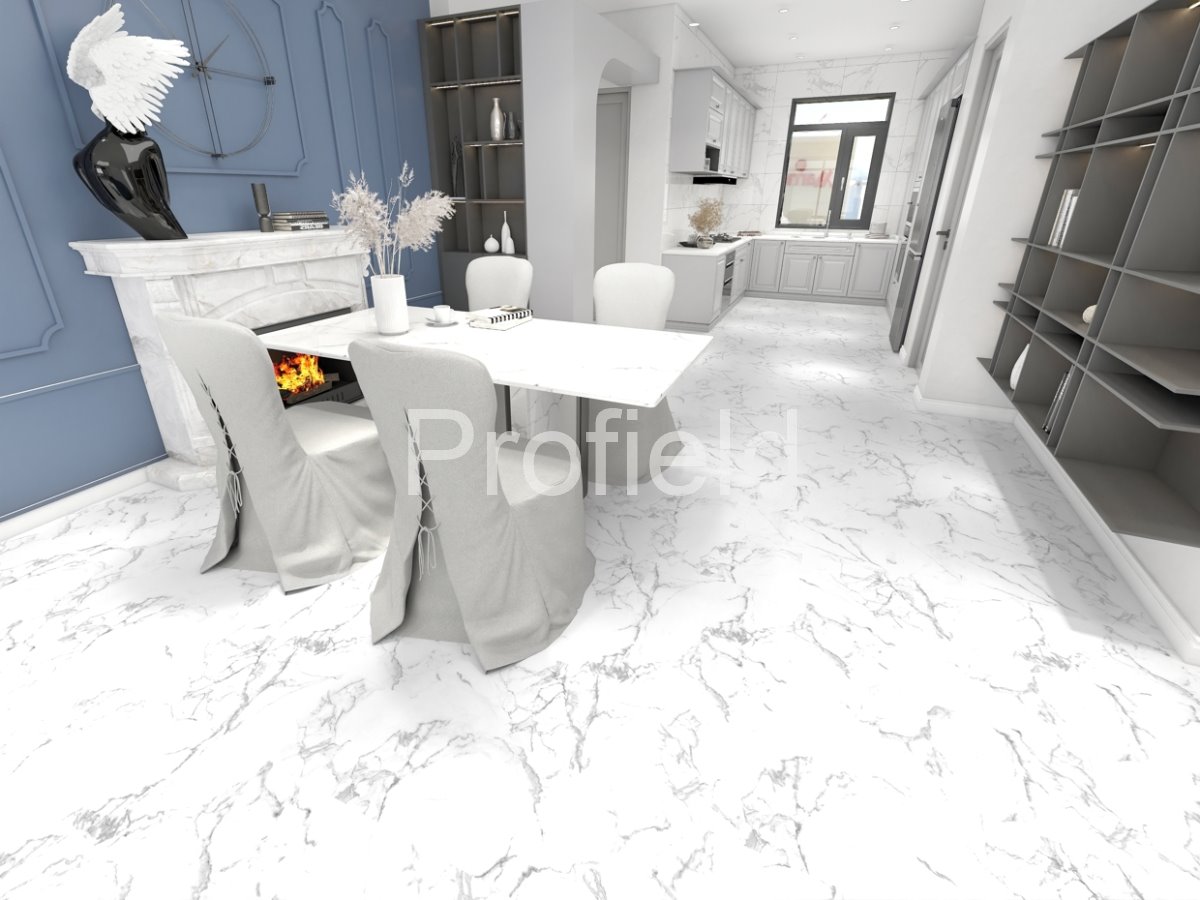 HSPC ламинат "Profield" Камень белый (610*305*5,5 мм) — купить в Березниках