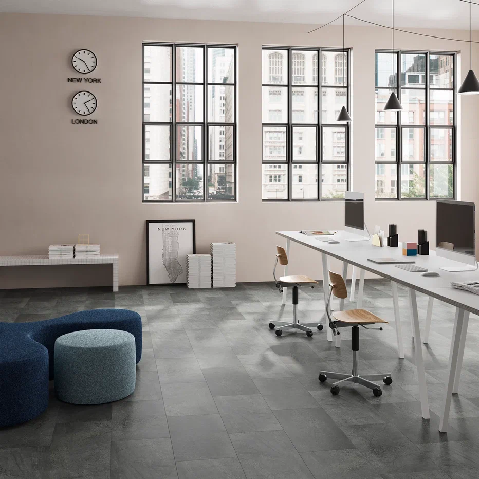 SPC ламинат "Invictus" Groovy Granite Steel (603*298*6мм) — купить в Березниках