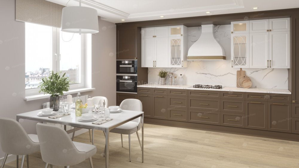 SPC Ламинат "Alpine Floor" Дуб капучино (1524*180*8 мм) — купить в Березниках