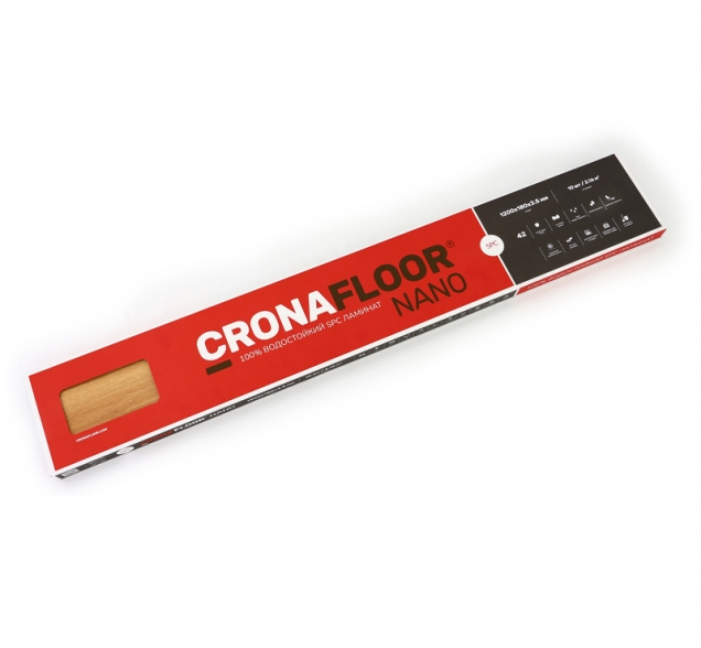 SPC ламинат "CronaFloor" Nano 4V Дуб Античный (1200*180*3,5 мм) — купить в Березниках