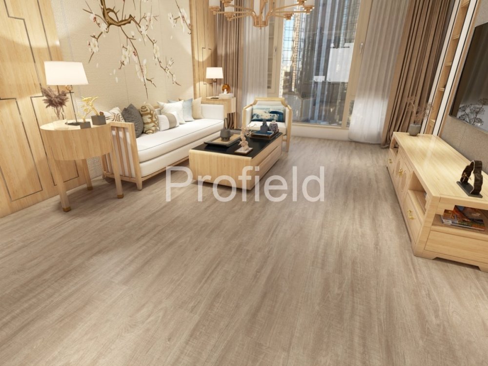 HSPC ламинат "Profield" Тик натуральный (1200*228*5,5 мм) — купить в Березниках
