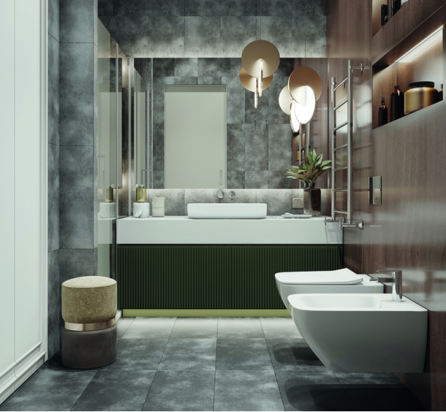 SPC ламинат "CronaFloor" Stone 4V Торнадо Серый (600*300*4 мм) — купить в Березниках