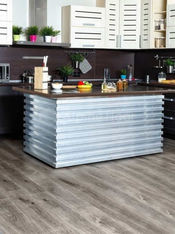 Кварцвиниловая плитка "Alpine Floor" Дуб Дымчатый (1219*184*3мм) — купить в Березниках
