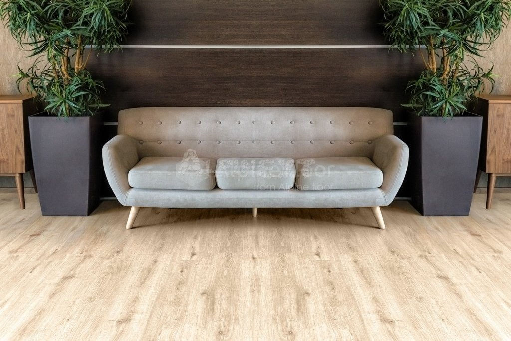 Замковая ПВХ плитка "Alpine Floor" Дуб Ваниль  (1220*183*4мм) — купить в Березниках