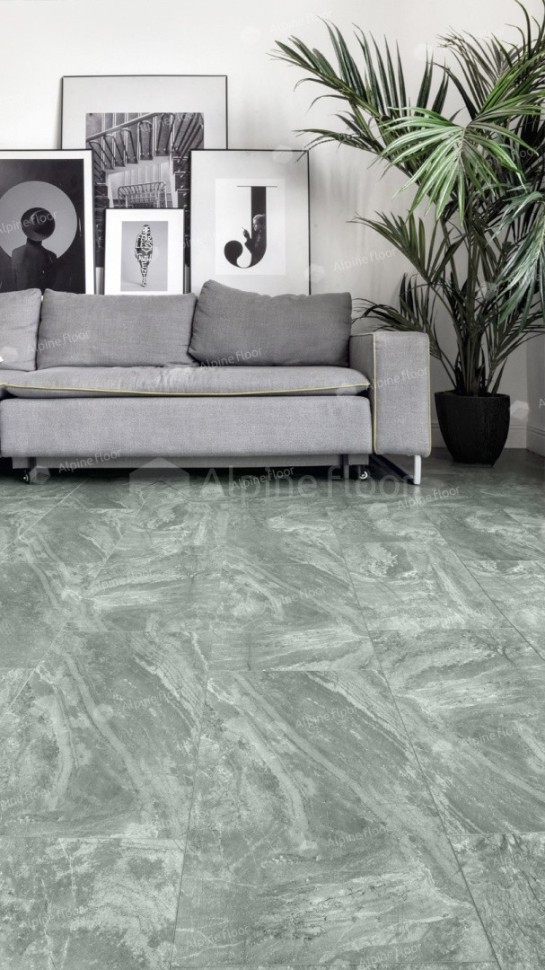 Виниловая плитка "Alpine Floor" Light Stone Хэмпшир (608*303*2,5 мм) — купить в Березниках