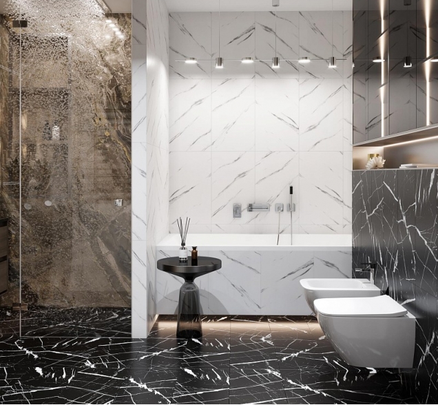 SPC ламинат "CronaFloor" Stone 4V Ноче (600*300*4 мм) — купить в Березниках