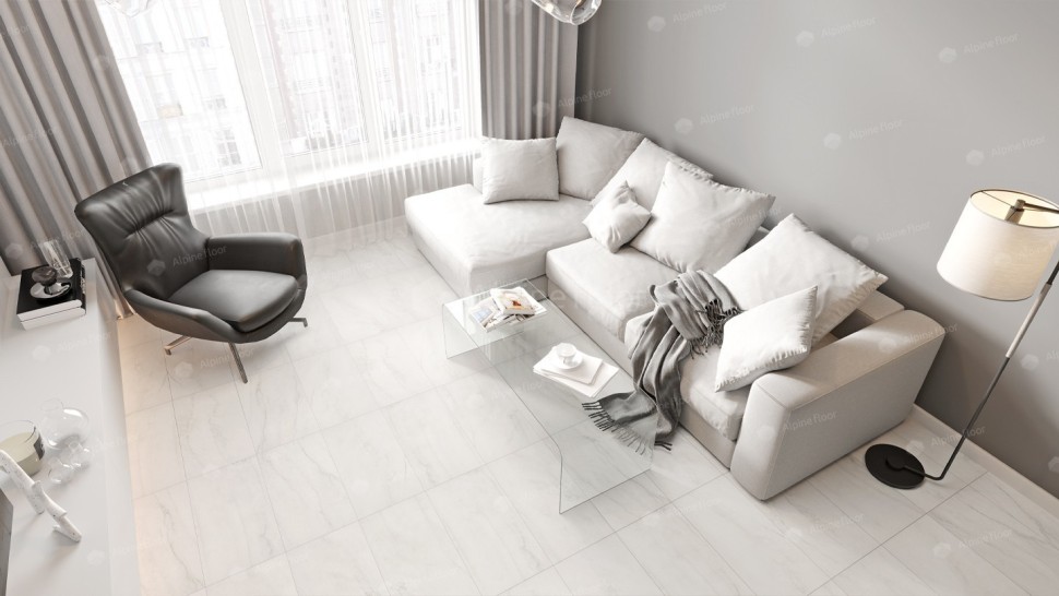 Виниловая плитка "Alpine Floor" Light Stone Брайс (608*303*2,5 мм) — купить в Березниках