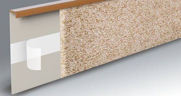 Плинтус для ковролина "Korner" Listwa зеленый (2500*13,8*50 мм) — купить в Березниках