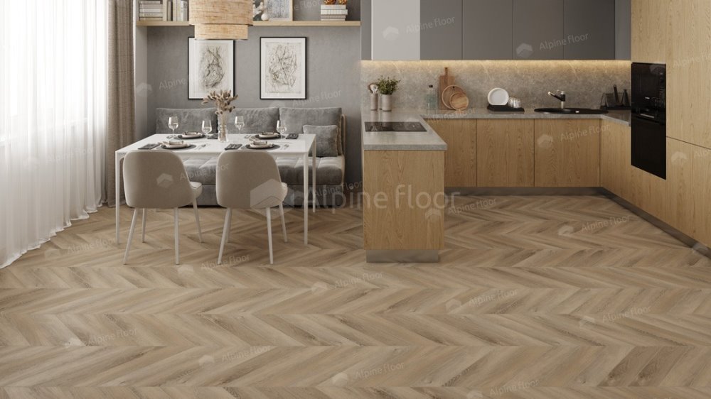 LVT плитка "Alpine Floor" Дуб Синистра (555*127*2,5 мм) — купить в Березниках