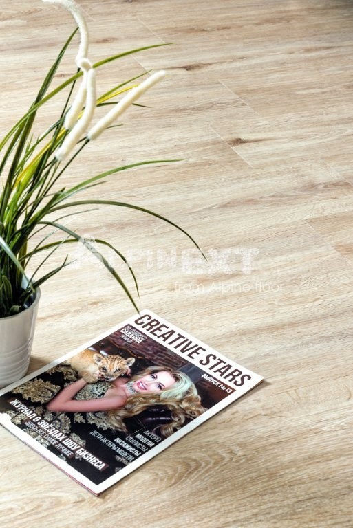 Замковая ПВХ плитка "Alpine Floor" Дуб Ваниль  (1220*183*4мм) — купить в Березниках