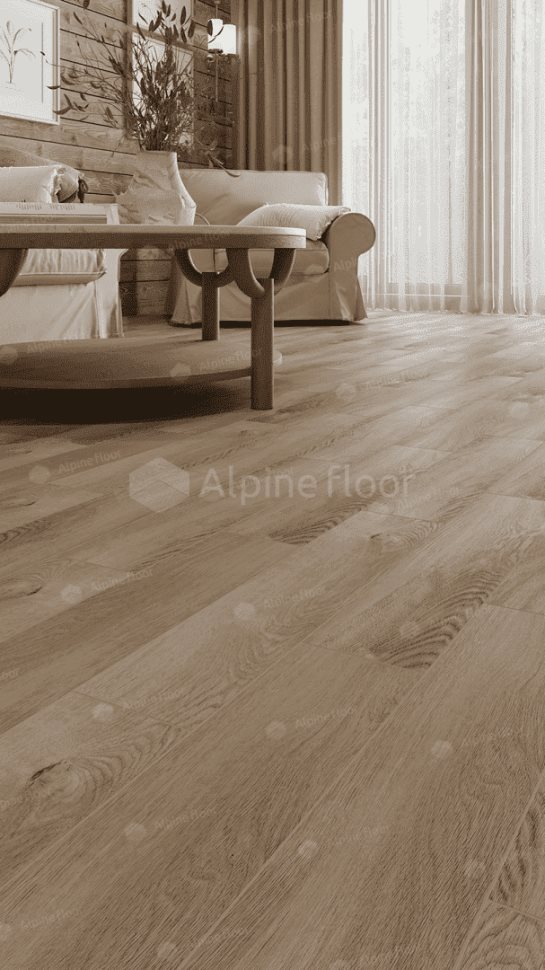 Виниловый ламинат "Alpine Floor" Parquet Light Дуб Синистра (600*125*4 мм) — купить в Березниках