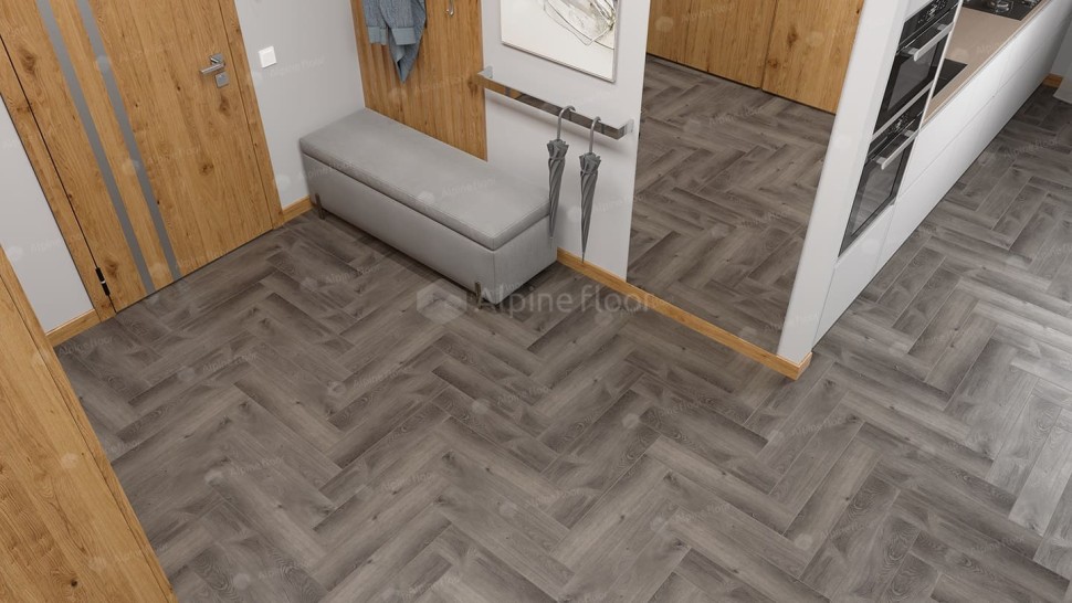 Виниловая плитка "Alpine Floor" Parquet LVT Дуб Мерга (590*118*2,5 мм) — купить в Березниках