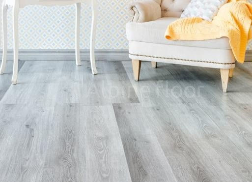 Кварцвиниловая плитка "Alpine Floor" Дуб Пепельный  (1219*184*2мм) — купить в Березниках
