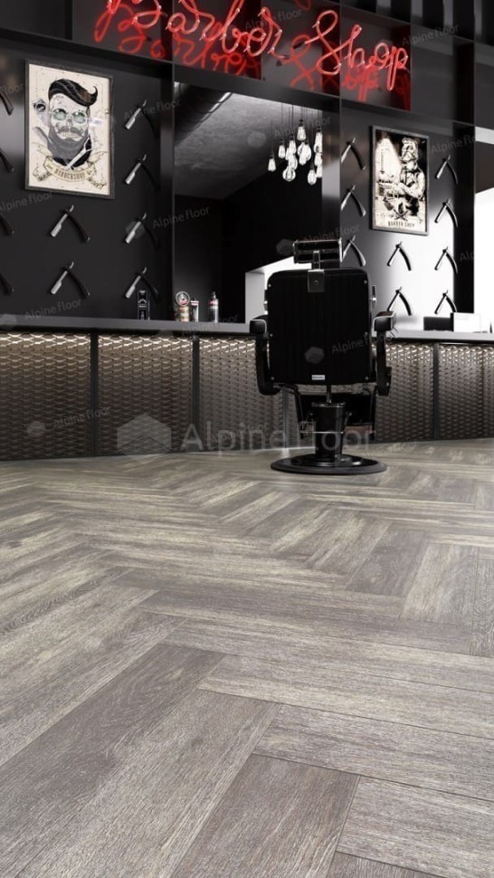 Виниловая плитка "Alpine Floor" Parquet LVT Венге Грей (590*118*2,5 мм) — купить в Березниках