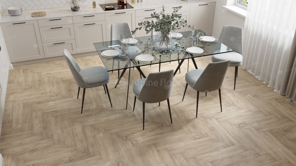 Виниловая плитка "Alpine Floor" Parquet LVT Дуб Ваниль Селект (590*118*2,5 мм) — купить в Березниках