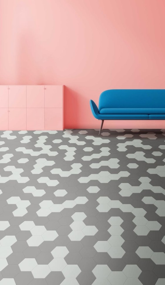 Виниловая плитка "Moduleo" Moods Hexagon 339 (226,32*196*2,5 мм) — купить в Березниках