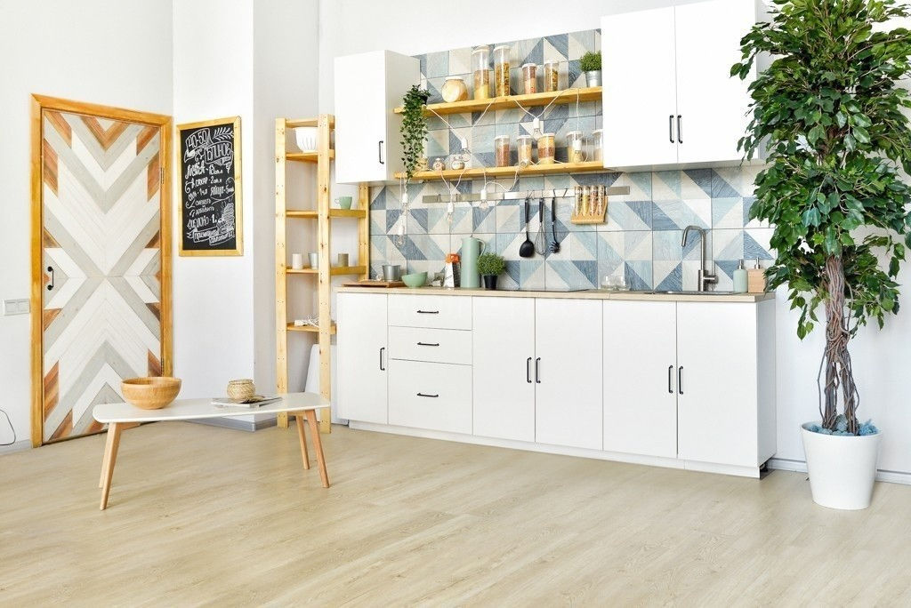 Замковая ПВХ плитка Секвойя Медовая  (1219*184*3,2мм) — купить в Березниках