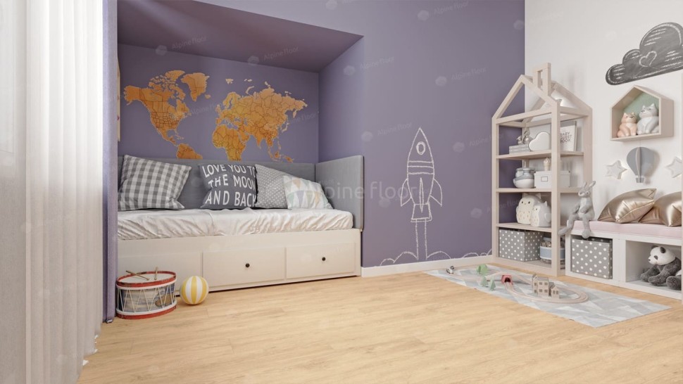 Виниловый ламинат "Alpine Floor" Classic Light MC Дуб Ваниль Селект (1220*183*3,5 мм) — купить в Березниках