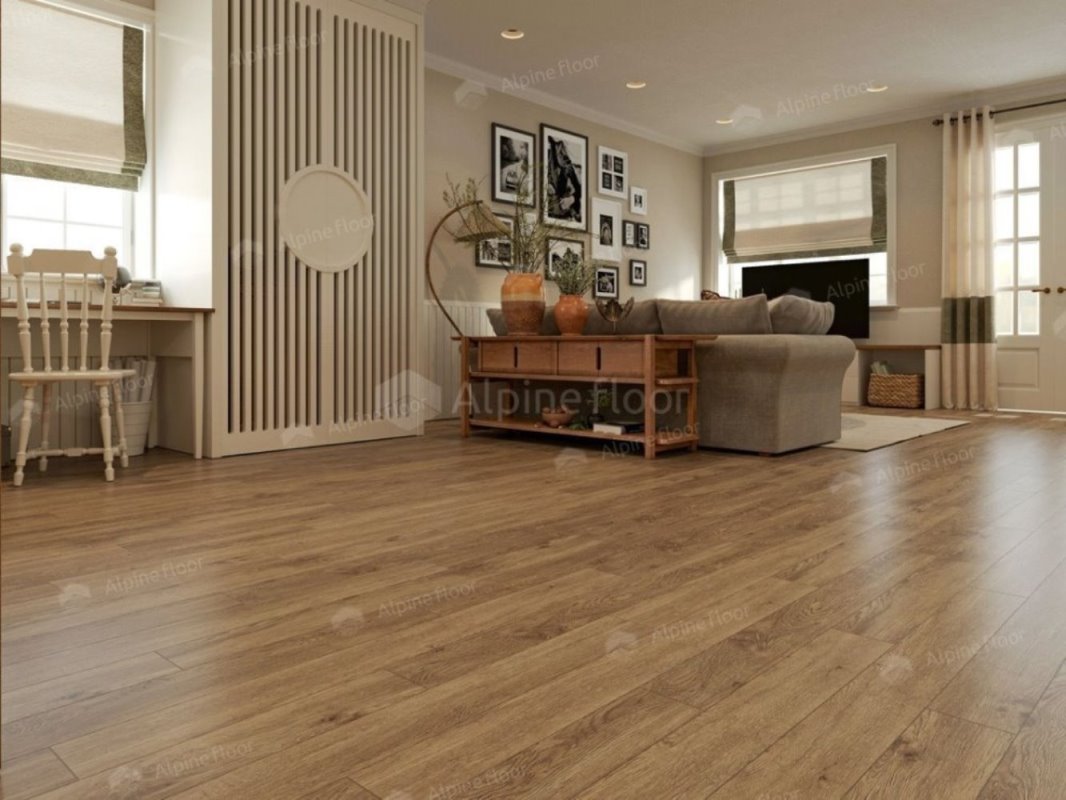 SPC Ламинат "Alpine Floor" Grand Sequoia Village Макадамия (1220*125*4 мм) — купить в Березниках