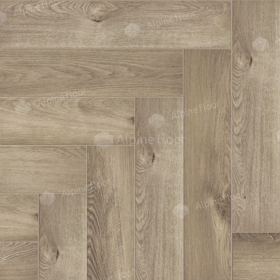 Виниловая плитка "Alpine Floor" Parquet LVT Дуб Натуральный Отбеленный (590*118*2,5 мм) — купить в Березниках