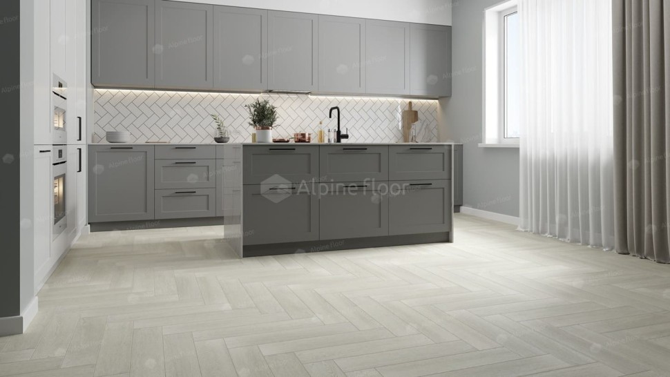 Виниловая плитка "Alpine Floor" Parquet LVT Зимний Лес (590*118*2,5 мм) — купить в Березниках