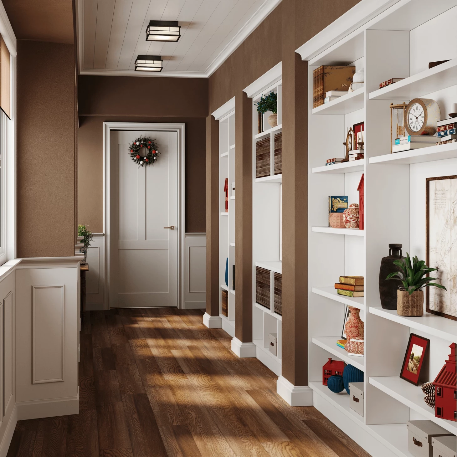 SPC плитка для пола Орех (1220*180*4 мм) — купить в Березниках