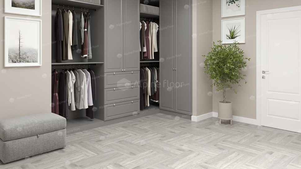 Виниловая плитка "Alpine Floor" Parquet LVT Дуб Полис (590*118*2,5 мм) — купить в Березниках