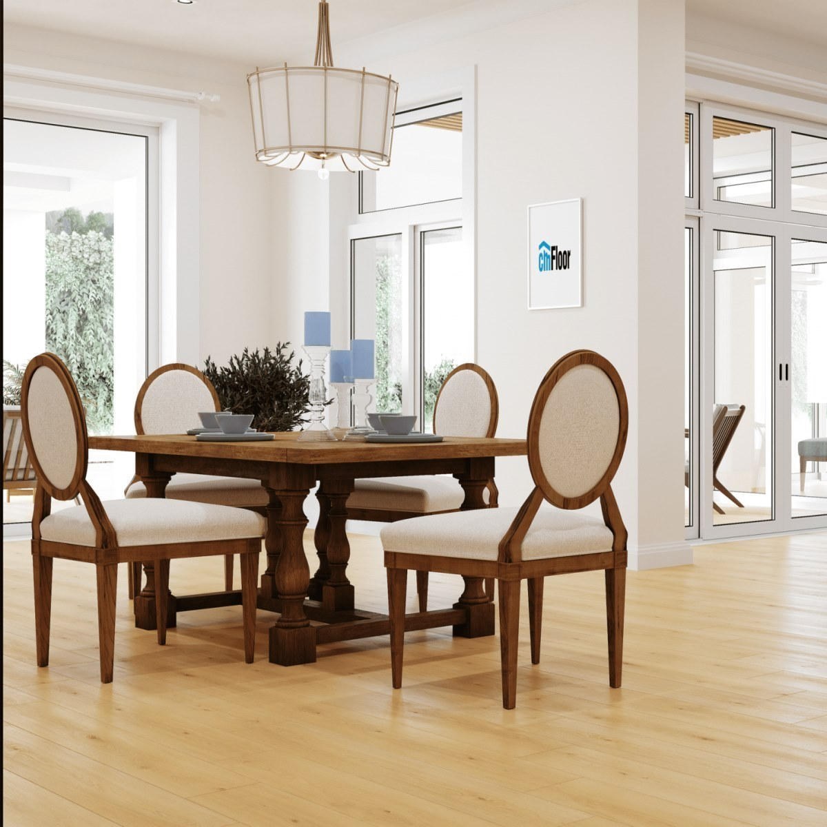 Виниловое напольное покрытие ScandiWood 09 Дуб Орегон (180*1220*5 мм) — купить в Березниках