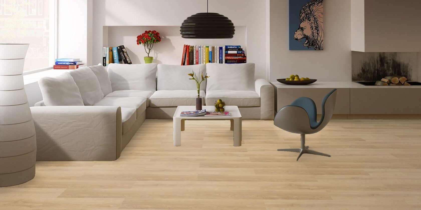 Клеевая плитка для коммерческих помещений "Bonkeel" Eruption (914,4*152,4*2,1мм) — купить в Березниках