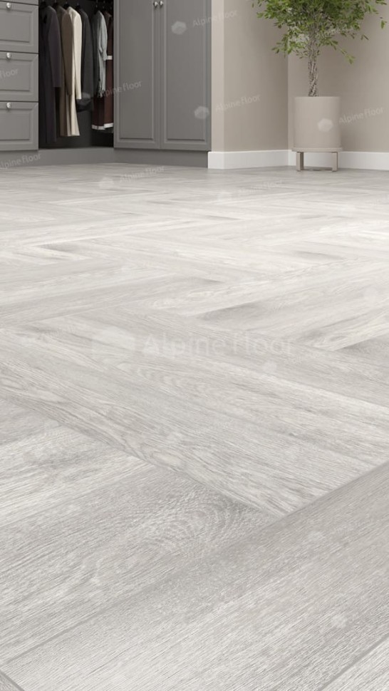 Виниловая плитка "Alpine Floor" Parquet LVT Дуб Полис (590*118*2,5 мм) — купить в Березниках