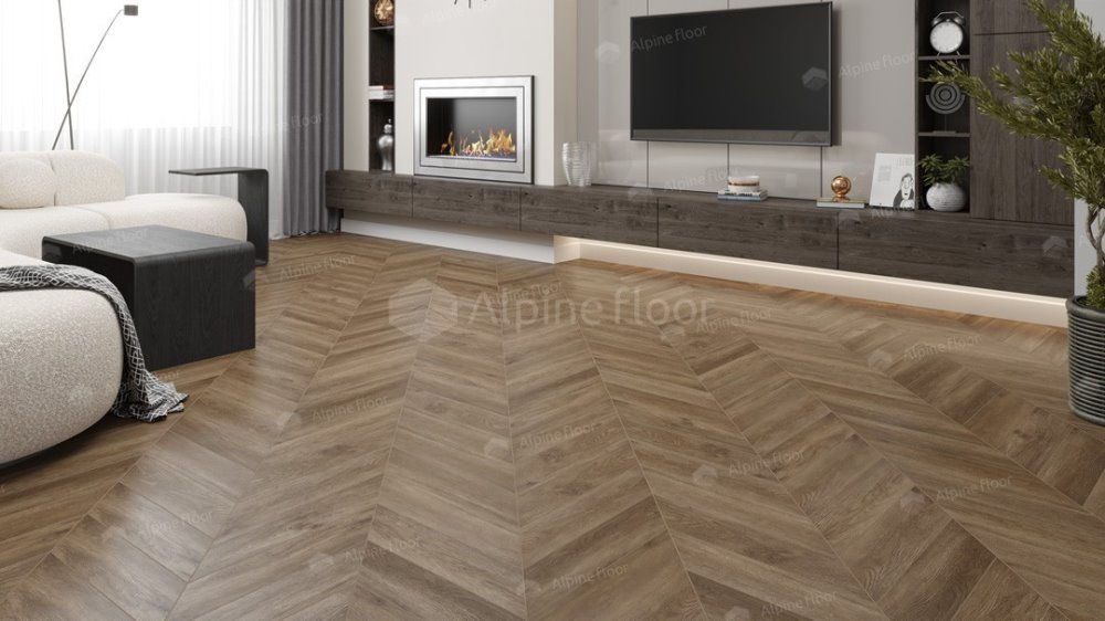 LVT плитка "Alpine Floor" Макадамия (555*127*2,5 мм) — купить в Березниках