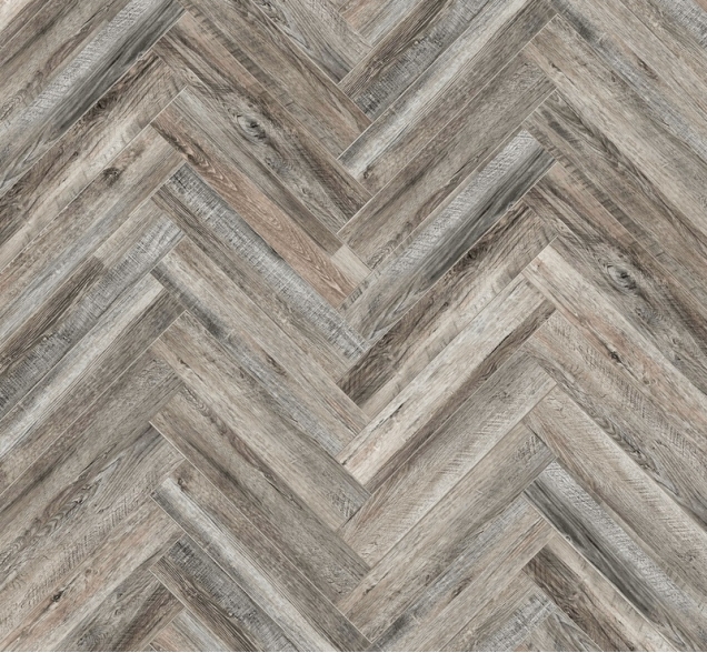 Виниловый ламинат SPC "Cronafloor" Herringbone Дуб Реймс (640*128*4,5 мм) — купить в Березниках