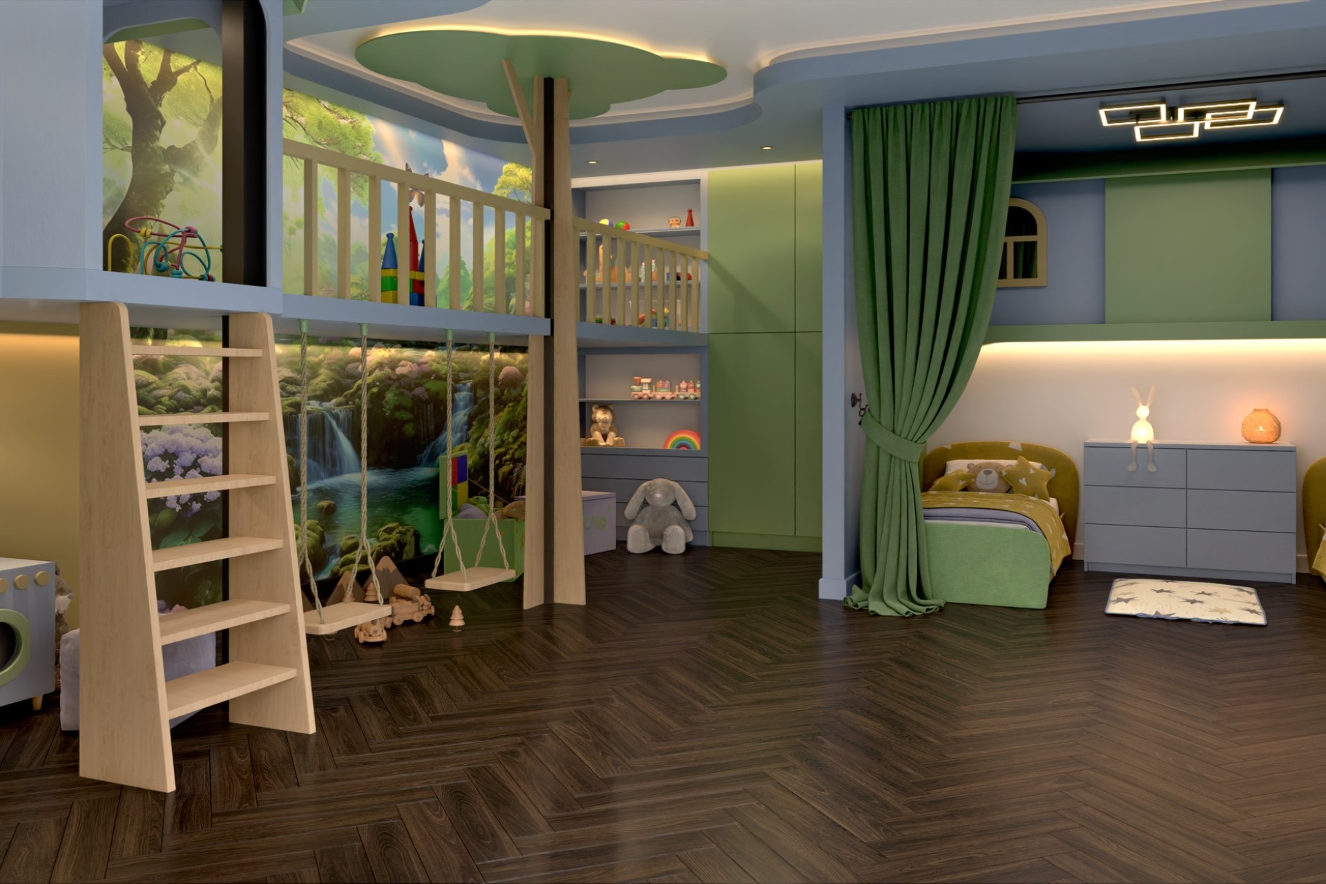 Инженерный паркет «Damy Floor» Каштановый (укладка елочкой) — купить в Березниках