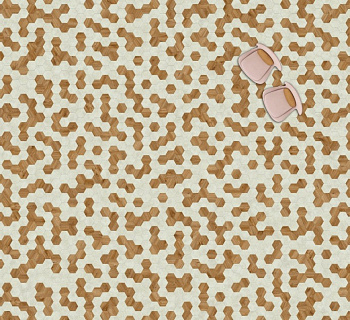 Виниловая плитка "Moduleo" Moods Hexagon 322 (226,32*196*2,5 мм) — фото и характеристики