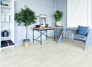 Кварцвиниловая плитка "Alpine Floor" Дуб Светлый  (1219*184*2мм) — фото и характеристики